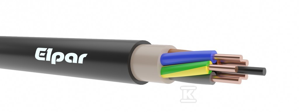 Kabel energetyczny YKY żo 0,6/1kV 5x10 - YKY-5X10-1KV NYY